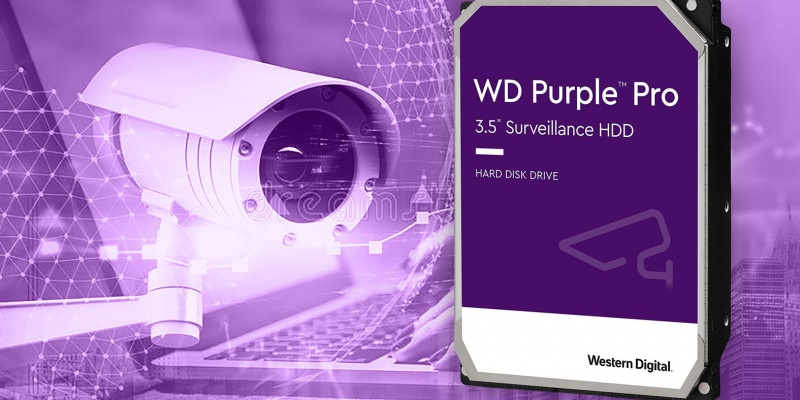 Жесткий диск WD Purple для систем наблюдения
