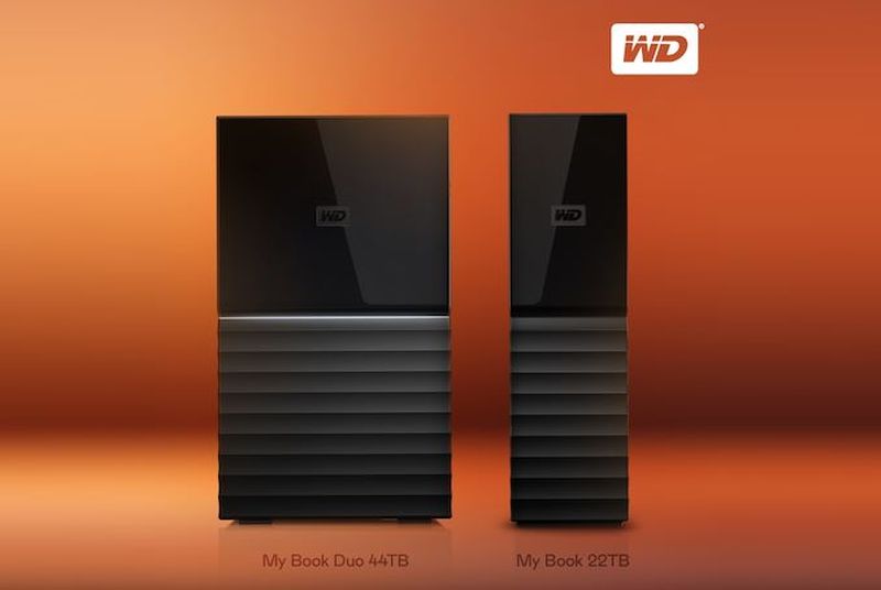 Western Digital выпустила накопители ёмкостью 22 и 44ТБ